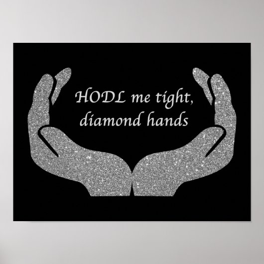 Poster Mains de diamant (Devant)