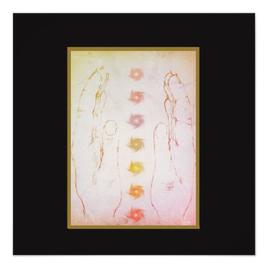 Poster Mains de guérison (Devant)