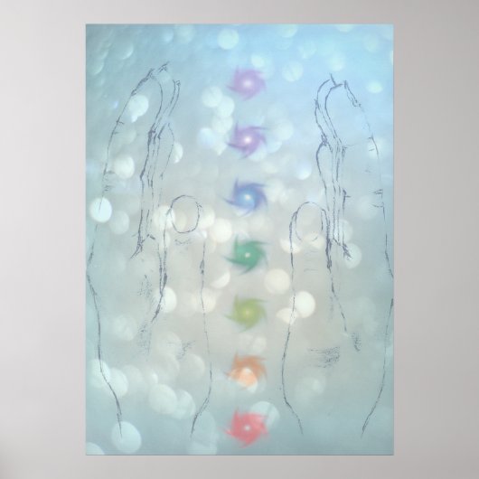 Poster Mains de guérison (Devant)