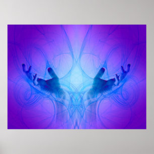 Poster Mains de guérison