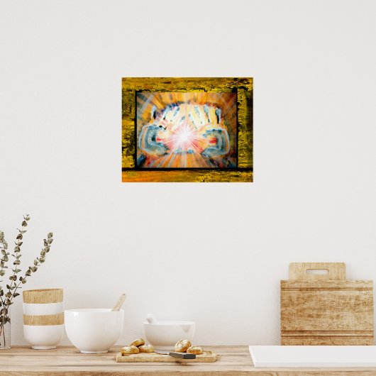 Poster Mains de guérison (Cuisine)