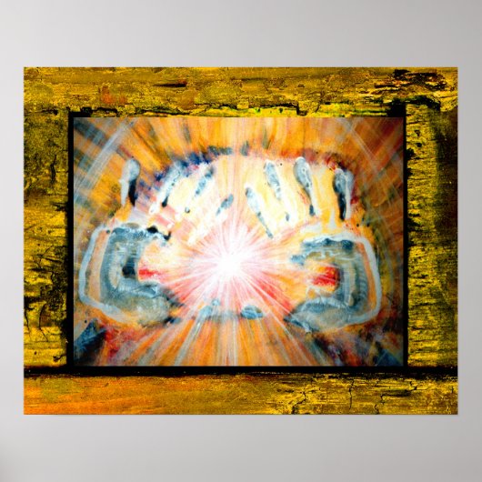 Poster Mains de guérison (Devant)