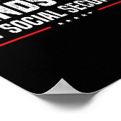 Poster Mains de ma sécurité sociale (Coin)