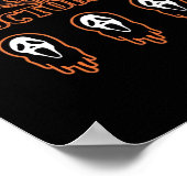 Poster Mains De Squelette Pour Halloween Classique (Coin)