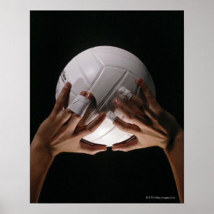 Poster Mains de volley-ball