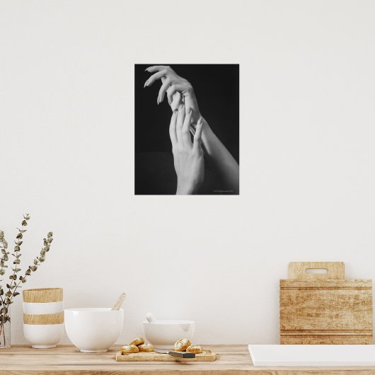Poster Mains des femmes (Cuisine)