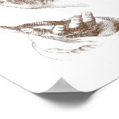 Poster Mains, gestes, dessin, 17ème siècle, vintage (Coin)