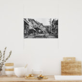 Poster Mainstreet Burke Ville fantôme - Idaho (Cuisine)