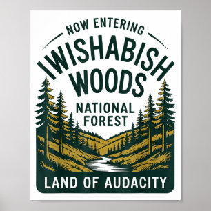 Poster Maintenant, entrée dans la forêt nationale de I Wi