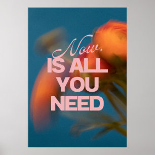 Poster Maintenant. Est tout ce dont vous avez besoin. Mot