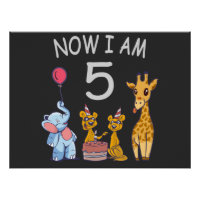Maintenant, j'ai 5 ans 5e anniversaire au Zoo