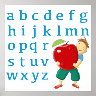 Poster Maintenant je connais mon abc !