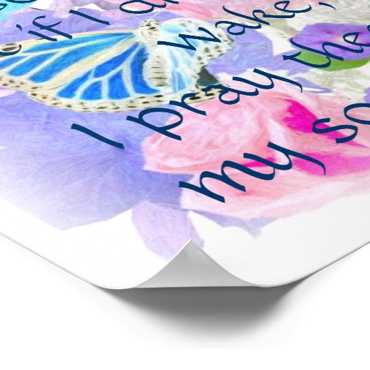 Poster "Maintenant je me couche" Imprimer (Coin)