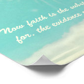 Poster Maintenant, la foi est la substance (Coin)