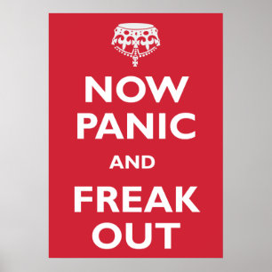 Poster Maintenant Panique Et Freak Sortir
