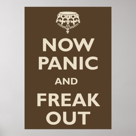 Poster Maintenant Panique Et Freak Sortir (Devant)