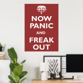 Poster Maintenant Panique Et Freak Sortir (Bureau à domicile)
