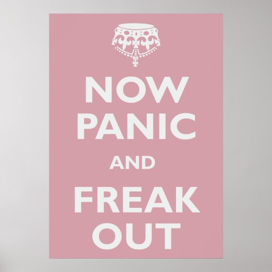 Poster Maintenant Panique Et Freak Sortir (Devant)