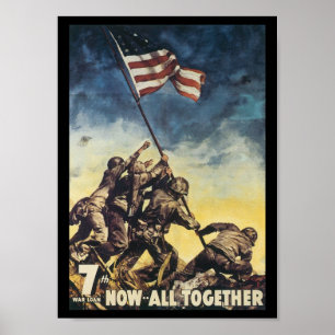 Poster Maintenant tous ensemble guerre mondiale 2
