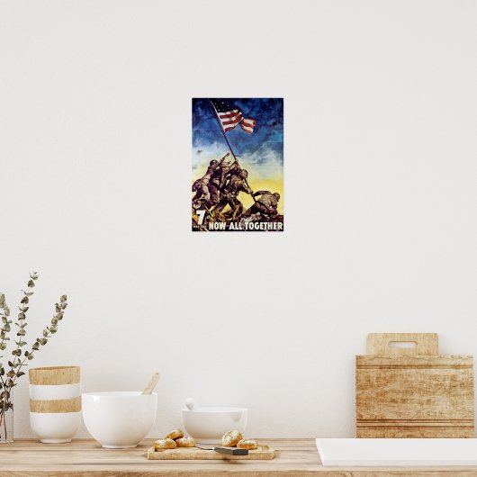 Poster Maintenant Tous Ensemble ~ Iwo Jima (Cuisine)