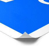 Poster Maintenez le calme et bloguer allumé (Coin)