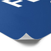 Poster Maintenez le calme et la clôture allumées (Coin)