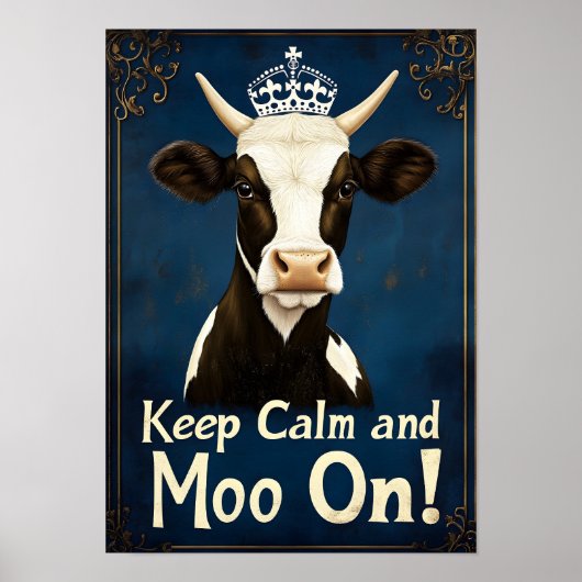 Poster Maintenez le calme et la liberté (Devant)