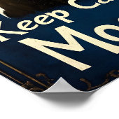 Poster Maintenez le calme et la liberté (Coin)