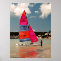 Maintenir la Hobie stable