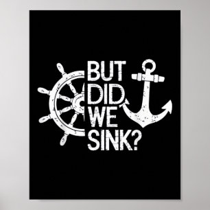 Poster Mais avons-nous coulé_ capitaine voilier
