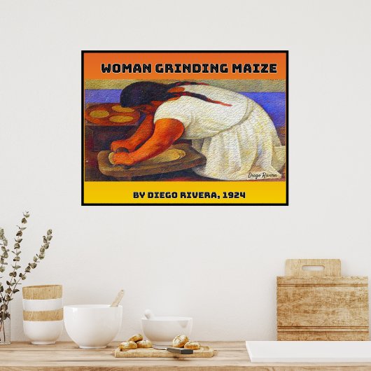 Poster Maïs de broyage (Cuisine)