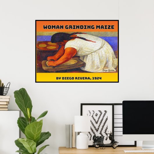 Poster Maïs de broyage (Bureau à domicile)