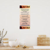 Poster Mais l'affiche de Dieu deux (Cuisine)