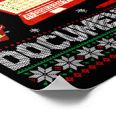 Poster Mais l'avez-vous fait drôle Bureau Noël Pull Ugly  (Coin)