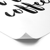 Poster Mais le premier café (Coin)