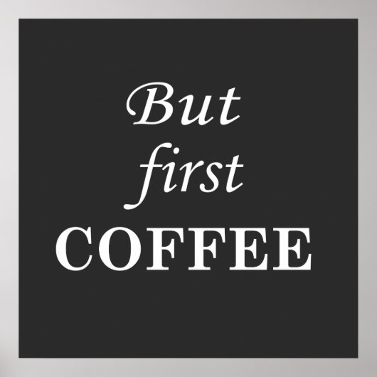 Poster Mais le premier café dit drôle (Devant)