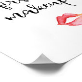 Poster Mais le premier maquillage (Coin)