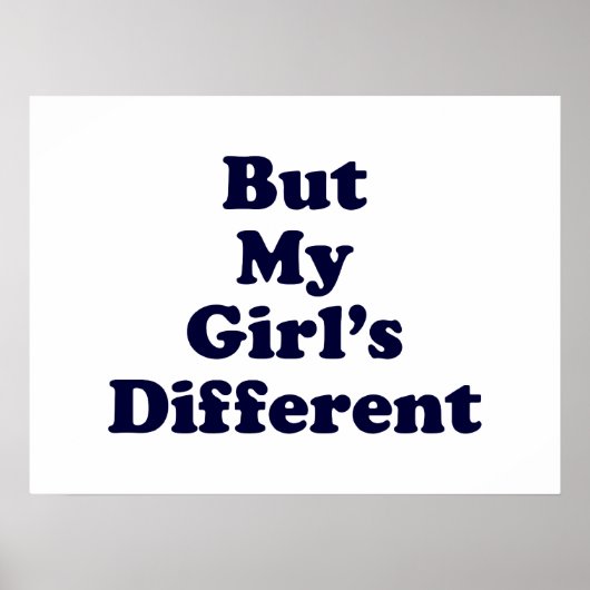 Poster Mais ma fille est différente (Devant)