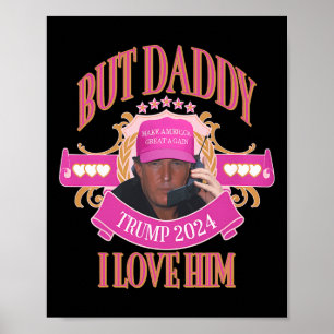 Poster Mais Papa Trump 2024 J'aime Son Vêtement