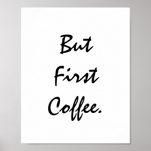 Poster Mais Premier Café. (Devant)