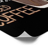 Poster Mais Premier Café Glacé Un Bon Jour (Coin)