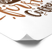 Poster Mais Premier Citation Drôle Du Café Brown (Coin)