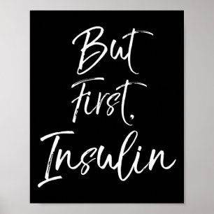Poster Mais premier survivant de sensibilisation au diabè