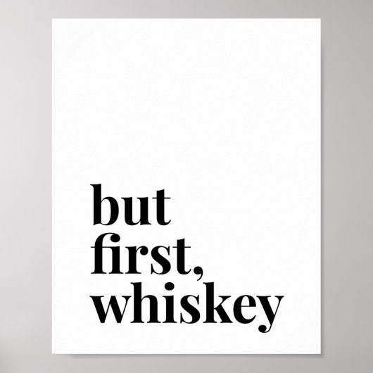 Poster Mais premier Whiskey (Devant)