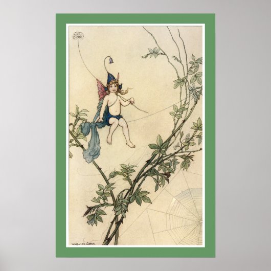 Poster Mais Puck était assis sur un fil d'araignée (Devant)