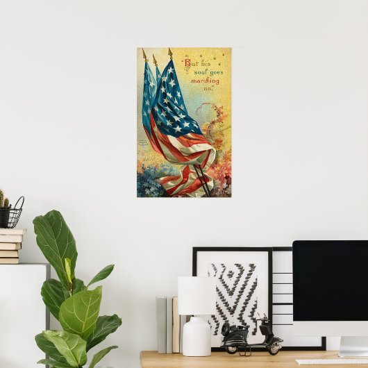 Poster Mais Son Âme Continue À Marcher (Bureau à domicile)