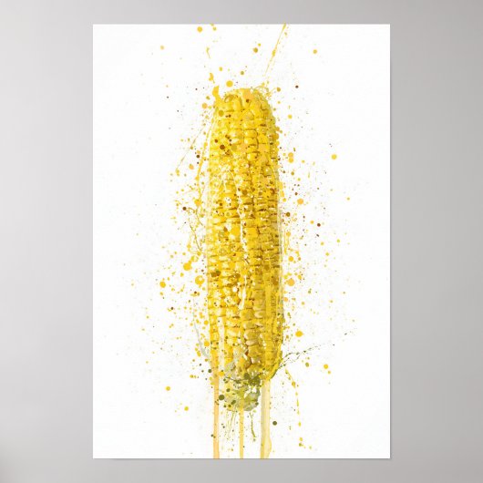 Poster Maïs sur l'épi légume (Devant)