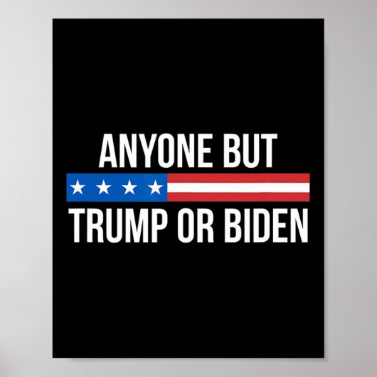 Poster Mais Trump Ou Biden - (Devant)