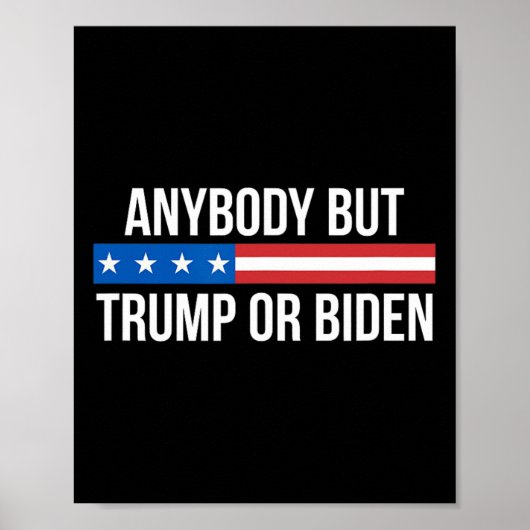 Poster Mais Trump Ou Biden - (Devant)