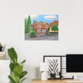 Poster Maison à Derby, Angleterre (Bureau à domicile)